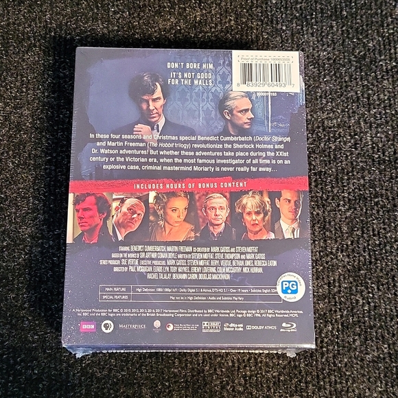 *NEW* SHERLOCK - The Complete Series 1 2 3 4 Blu-ray Box Set + Abominable Bride - Picture 3 of 7